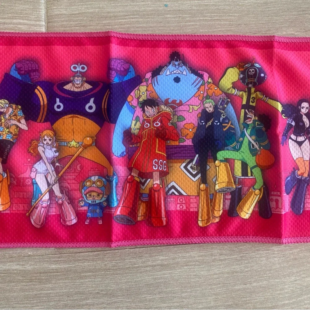 New Anime One Piece Mini Cooling Towel